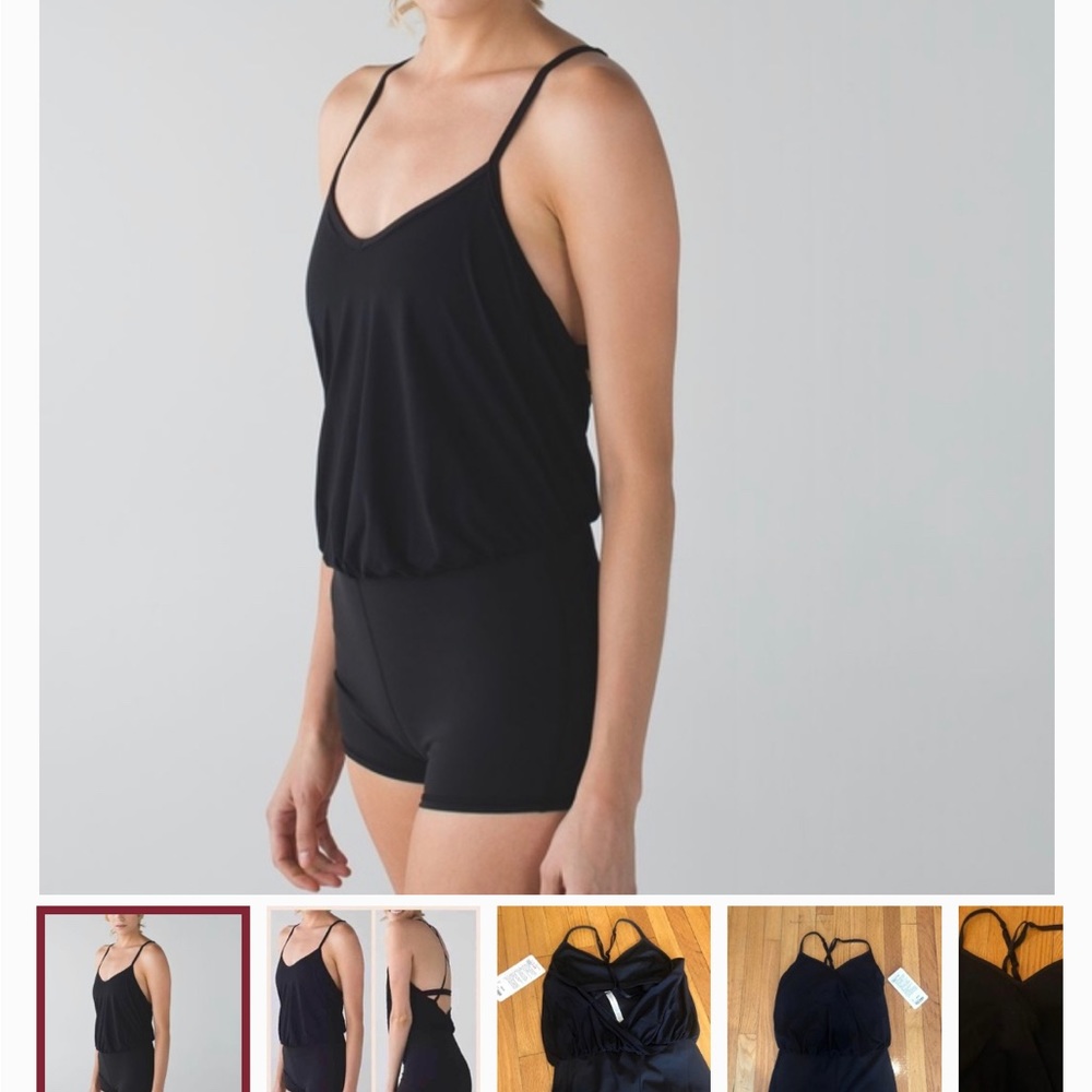 Lululemon dance to yoga leotard 10